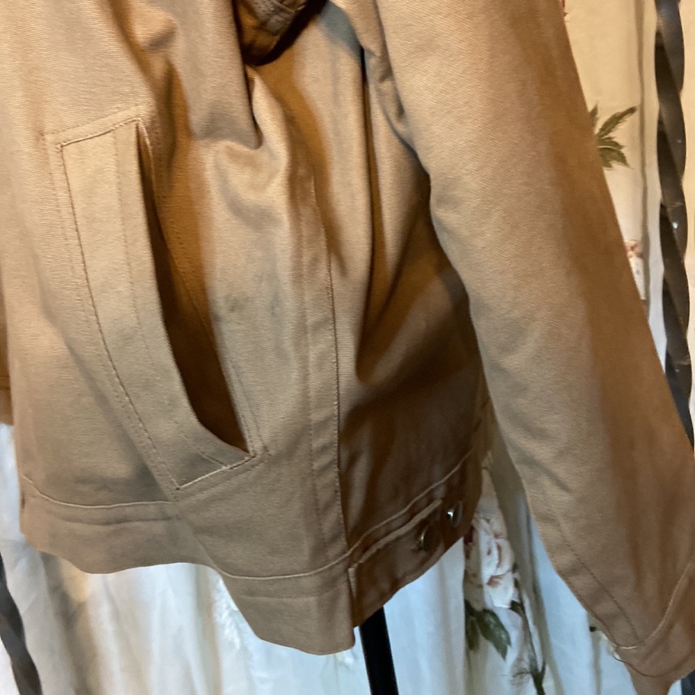 Burk’s Bay NRA flannel lined jacket. Brown Size XL - Picture 2 of 8